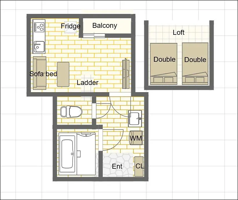Ikebukuro Cosy Modern Loft Apartment With Balcony Tokyo Giappone